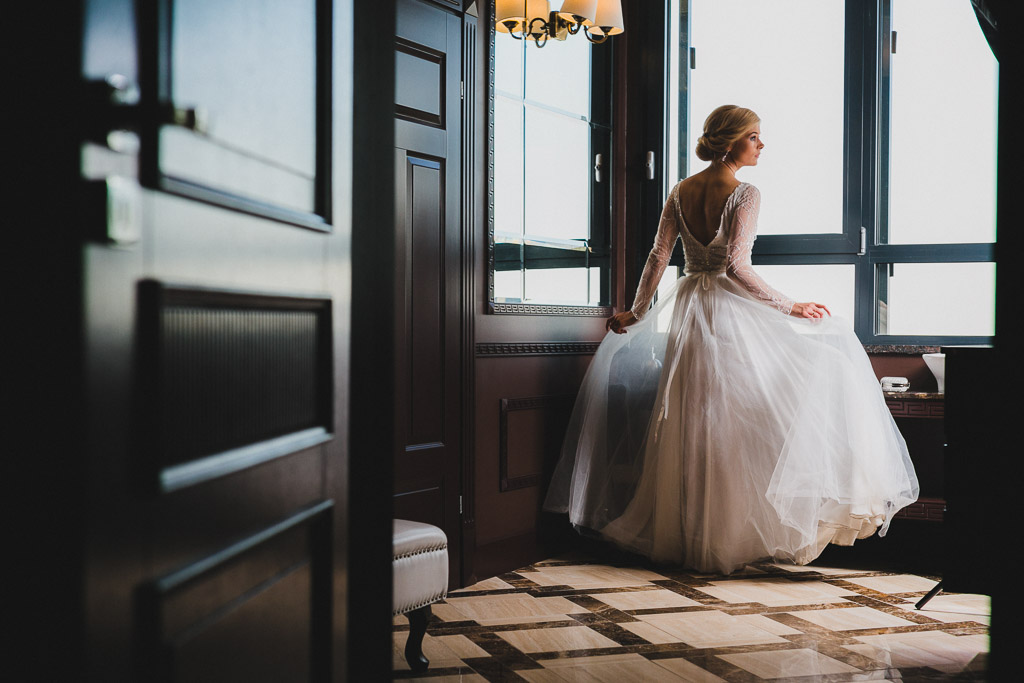 Sesja ślubna portet panny młodej